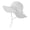Light gray-2 to 4 years old, variant on Infant Girl's Wide Brimmed Sun Hat Bonnet Adjustable Cotton Bucket Hat with Bow for Beach and Outdoor Use