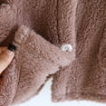 thumbnail image 4 of Wensltd Winter Fleece Lined Pajama for Women Button Down Long Sleeve Warm Thickened Solid Color Cozy Soft Home Sleepwear, 4 of 9
