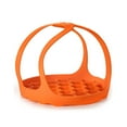 thumbnail image 2 of 2Pcs Egg Steamer Rack Anti-scalding Multi-Function Pressure Cooker Sling Resistant Silicone Bakeware Home Lifter Accessories Orange, 2 of 9