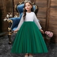 thumbnail image 3 of SYNPOS Flower Girl Dresses Bridesmaid Dress Dresses for Wedding Pageant Girls Wedding Party Dresses, 3 of 9