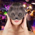 thumbnail image 2 of Realistic Furry Fox Face Cover - Fun Animal Party Accessory for Men & Women, 2 of 4