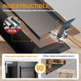 thumbnail image 6 of Large Doggy Door for Walls Black Aluminum Dog Door Metal Pet Door for Interior & Exterior Wall, Heavy Duty Doggie Door for Dogs up to 110lb, with 2 Magnetic Flaps, Closing Panel & Telescoping Tunnel, 6 of 9