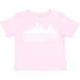 thumbnail image 3 of Inktastic Milwaukee Wisconsin Skyline Wi Cities Boys or Girls Toddler T-Shirt, 3 of 5