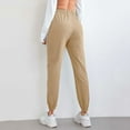 thumbnail image 3 of Aayomet Sweatpants Women Womens Sweatpants Joggers with Pockets Baggy Lounge Workout Yoga Running Pants High Waisted,Khaki M, 3 of 5