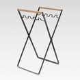 thumbnail image 2 of facefd Collapsible Trash Can Stand Support Garbage Bag Holder for Picnic Black, 2 of 8