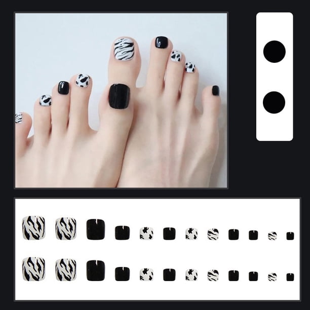 Uñas Postizas Largas Prensado Francesas Manicura Set Herramientas De Cuidado De