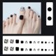 thumbnail image 1 of Uñas Postizas Largas Prensado Francesas Manicura Set Herramientas De Cuidado De, 1 of 4