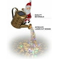 thumbnail image 3 of Christmas Solar Kettle Lights Garden Lawn Decorative Lights, Waterproof Hanging Metal Santa Claus Watering Can, Vintage LED Outdoor Ground Lamp Stake Light Decoration for Pathway Patio(Warm(1pc)), 3 of 9