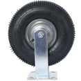 thumbnail image 5 of 4PCS 10IN CASTER pneumatic tire(2PCS SWIVEL+2PCS RIGID), Caster Wheel, Steel Hub with Ball Bearings, 5/8-Inch Bore Centered Axle -black,, 5 of 26