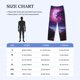 thumbnail image 4 of Fotbe Purple Moon Tree Night Sky Pantalones de Pijama para Hombre, Pantalones de Dormir, Pantalones de Casa con Cintura Ajustable y Bolsillos-3X-Large, 4 of 6
