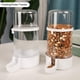 thumbnail image 2 of Comedero automático transparente para pájaros, estación de alimentación automática para pájaros, se puede colgar, comederos de gran capacidad, taza de alimentación, alimentador de agua, 2 of 8