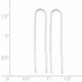 thumbnail image 2 of Sterling Silver Spiral Bar Threader Earrings QE3891, 2 of 2