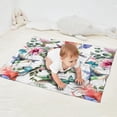 thumbnail image 2 of Pioneer Flower Floral Print Pattern Blanket,Comfortable Soft Lamb Wool Throw Blanket,All Season,Warm Lightweight Blankets for Sofa Bed Couch Living Room Chair,30"x40", 2 of 4