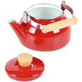 thumbnail image 2 of Mr. Coffee 1.5 Quart Tea Kettle With Fold Down Handle in Red, 2 of 5