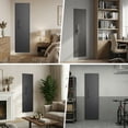 thumbnail image 6 of 53.15" Wall Gun Cabinet, Biometric Fingerprint Hidden Gun Safe With Dual Alarm System And Silent Mode, Gun Safes 3 Adjustable Shelves, Magnetic Slot And Key Hook, 6 of 11