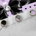 thumbnail image 4 of Manfei Cute Bowtie Curtains and Drapes Pack of 2 (52x63 Each),Cartoon Polka Dot Black Out Curtains, 4 of 6