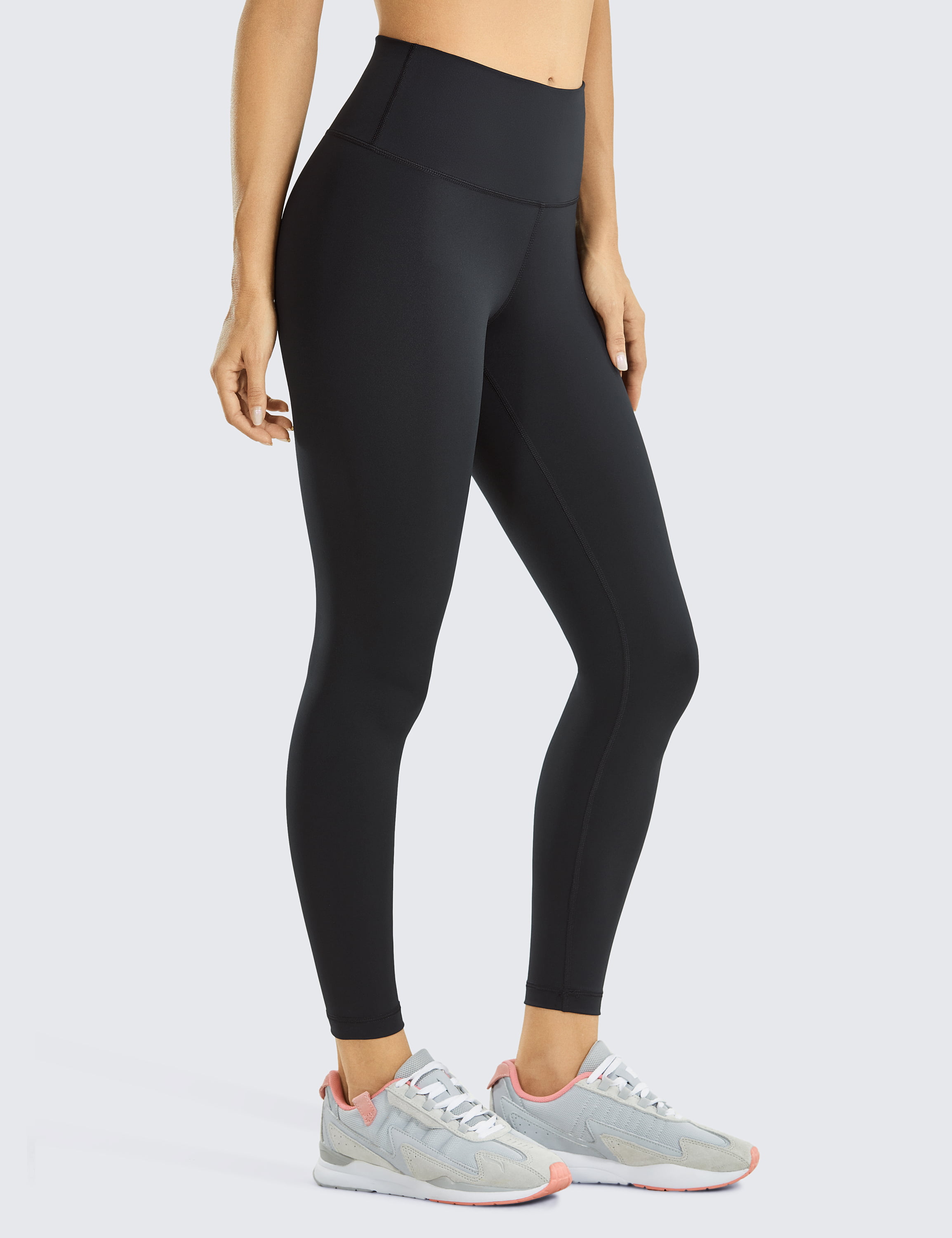 CRZ YOGA Women's Squat Proof Hugged Feeling High Waist Activewear Workout Yoga Pants Gym Leggings-28 Inches 