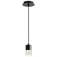 thumbnail image 2 of 3-68-40-Oxygen Lighting-Spirit - 5 Inch 6.2W 1 LED Pendant-Aged Brass Finish-Clear Bubble Glass Color, 2 of 2
