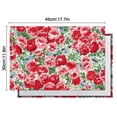 thumbnail image 6 of Pioneer Flower Floral Print Pattern Summer Placemats Table Placemats Set Of 4-Linen Kitchen Washable Placemats Table Mats 12x18 Inch Non-Slip Heat Resistant, 6 of 6