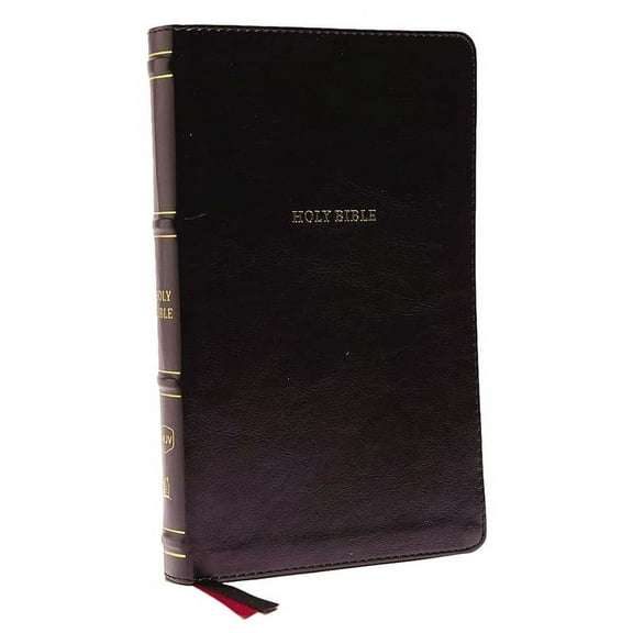 Nkjv, Thinline Bible, Leathersoft, Black, Thumb Indexed, Red Letter Edition, Comfort Print: Holy Bible, New King James Version (Other)