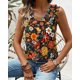 thumbnail image 4 of Camisetas sin mangas Gaharu para mujer, blusa con volantes, negra, XXL, 4 of 6