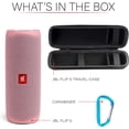 thumbnail image 2 of HOMEQUIP case for JBL Flip 5 with Speaker Flip 5 | Waterproof Portable Wireless Bluetooth Speaker Bundle Hard Shell Case - Rechargeable Battery, 2.5 Hours Charging, 12 Hours Playtime., 2 of 7