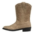 thumbnail image 3 of Deer Stags Kids' Ranch Cowboy Boot - Light Taupe - 2 Little Kid Medium, 3 of 9