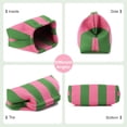 thumbnail image 3 of Summer Woven Clutch Purse for Women 2025 Crochet Stripped Beach Bag Hot Pink Spring Purse Evening Handbag, 3 of 6