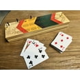thumbnail image 2 of Pacific Shore Games Cabinet Cribbage Set, Solid Wood 3 Track Board, Chevron, 2 of 8