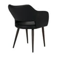 thumbnail image 5 of Plata Décor Import Inc Lot de 2 chaises de conférence (PU) noires pour salle à manger, 5 of 5
