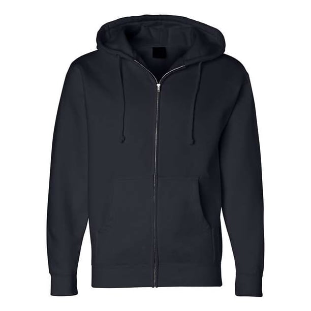 Sudadera con Capucha y Cierre Completo para Hombre Compañía de Comercio Independiente IND4000Z Azul Marino M