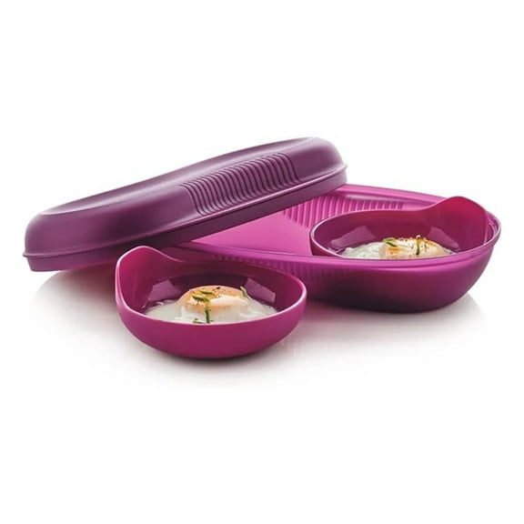 Microwave Breakfast Maker Set in Rhubarb