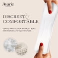 thumbnail image 5 of Avarie Heavy Flow Pads, Overnight & Day Protection, Secure Coverage, 15 Count, 5 of 6