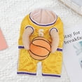 thumbnail image 6 of Dog Basketball Costume with Ball Dog Basketball Apparel Pet Outfit Halloween Dog Dress up Attire, 6 of 7