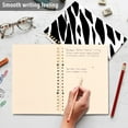 thumbnail image 2 of Zebra Black and White Spiral Journal Notebook College Ruled Notebook 8.3" x 5.7" A5 Lined Thick Paper Page, 2 of 6
