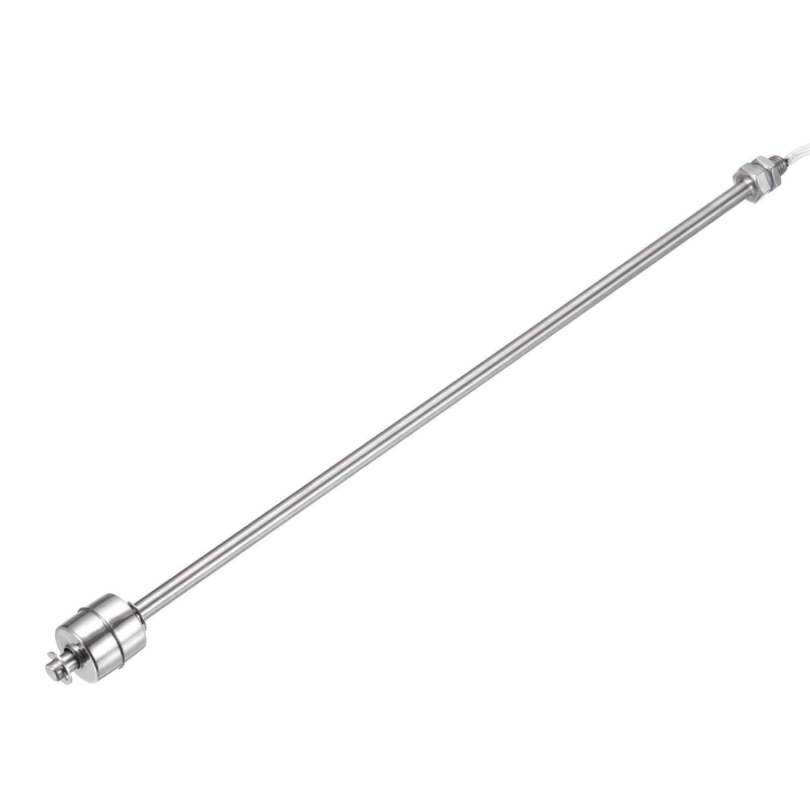 Stainless Steel Float Switch 400mm Rod 110V DC 0.2A Vertical Single Tank Liquid Level Controller for Pump/Alarm 1 Pcs
