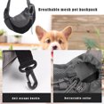 thumbnail image 1 of Sac pour Animaux de Compagnie Sac à Dos en Tissu pour Animaux de Compagnie Sac de Transport Extérieur Réglable, Noir, L, 1 of 7
