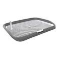 thumbnail image 3 of Dog Training Toilet Tray Litter Tray Pee Pad with Urinary Column Keep Paws Clean Gray, 3 of 10