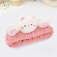 thumbnail image 4 of Lady Headband Cartoon Animals Thick High Elasticity Fluffy Sports Face Washing Sweat Absorption Bathing Lady Hair Band Hair Accessories, 4 of 7