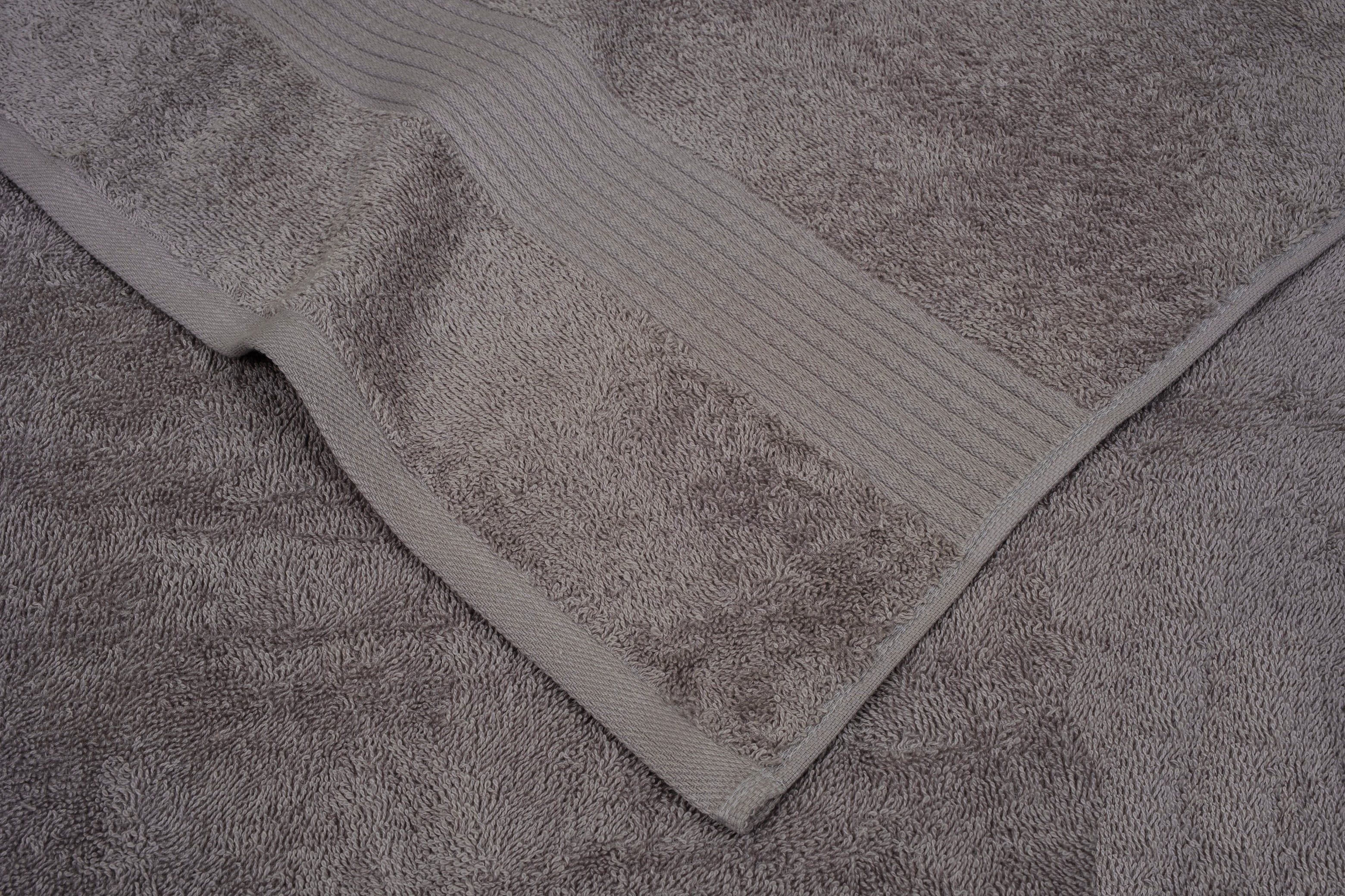 Dewall Maisons Luxurious 18-Piece Dark Grey Towel Set For Complete Bath Experience - Ultra-Soft 100% Cotton - Includes 4 Bath Towels, 6 Hand Towels, 8 Washcloths - Ideal For Daily Use