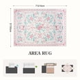 thumbnail image 5 of Lahome Washable 5'x7' Floral Bow Area Rug, Pink Rugs for Living Room, Soft Ultra-Thin Non-Slip Carpet for Girls Bedroom Nursery Dorm Kids Room Playroom, Pink, 5 of 10