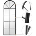 Vlush Full Length Mirror 65"x22" Arched Floor Mirror, Standing Mirror Hanging or Leaning Wall
