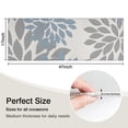 thumbnail image 5 of Blue and Gray Floral Pattern Kitchen Rug Mat,Kitchen Runner Rugs Non Skid Washable,Decorative Kitchen Floor Mats for Kitchen,Sink,Laundry,17"X47", 5 of 5