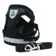 thumbnail image 1 of Correa ajustable para perro mascota, duradera, chaleco de seguridad, correa para el cuello de tela para el pecho (negro XS), 1 of 2