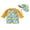 Orange Tree, variant on BemeyourBBs Newborn Baby Boy Girl One Piece Swimsuit with Sunhat Infant Boys Bathing Suit Long Sleeve Rash Guard UPF 50 Turtle Shark Coconut Tree Printed Zipper Swimwear Summer Beachwear