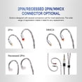 thumbnail image 4 of Cable IEM Linsoul Tripowin Zonie de 16 núcleos chapado en plata, 1,25 m, 4 of 8