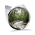 thumbnail image 1 of Corriente de agua ciencia naturaleza paisaje Anillo de compromiso de boda de amor ajustable Unbranded M, 1 of 3