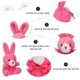 thumbnail image 3 of Peluche de conejo de peluche de 10 cm con colgante colgante, 24 unidades, 3 of 7