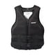 thumbnail image 1 of Chaleco salvavidas para deportes acuáticos con doble cincha trasera, impermeable y antiarañazos. Negro XXL, 1 of 9