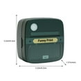 Foqnuq Portable Wireless Bluetooth Thermal Label Printer Photo and